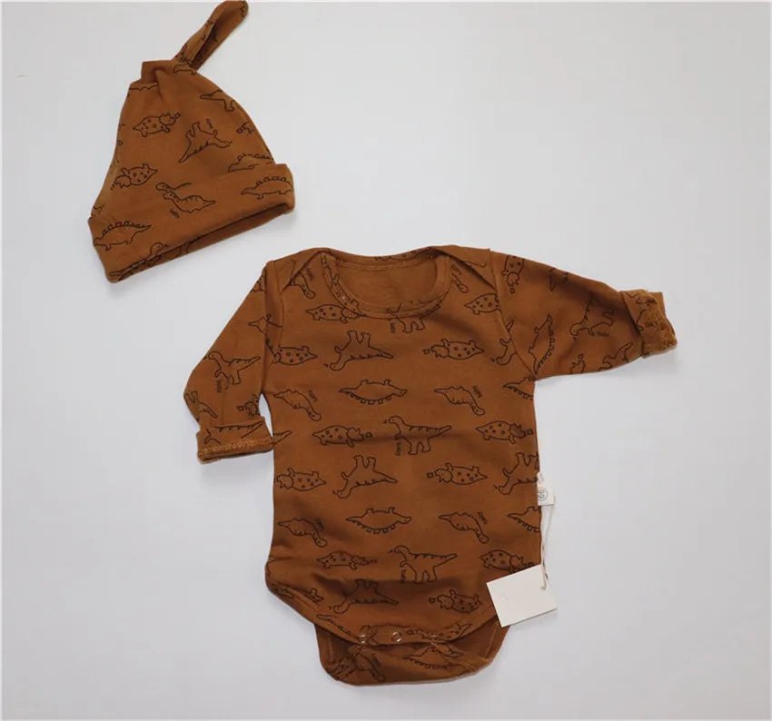 Cartoon Dinosaur Baby Outfit Set