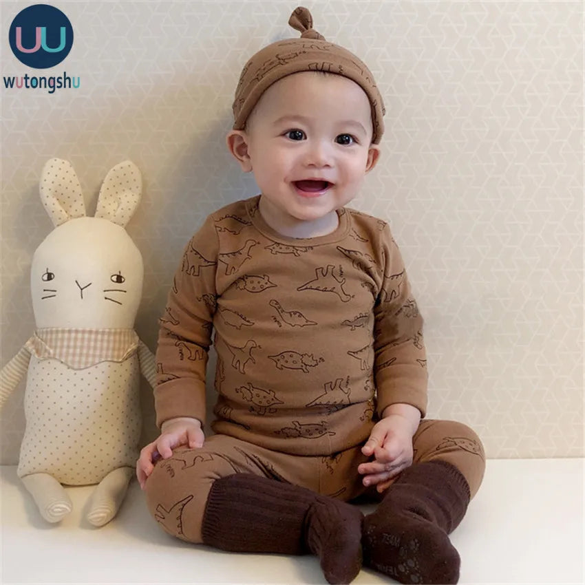 Cartoon Dinosaur Baby Outfit Set
