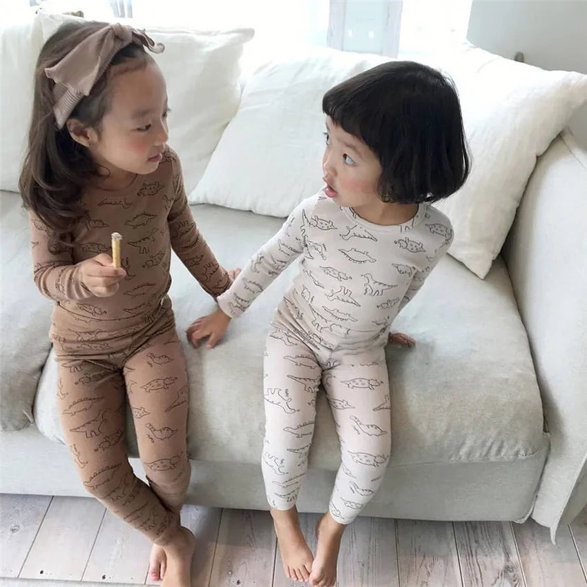 Cartoon Dinosaur Baby Outfit Set
