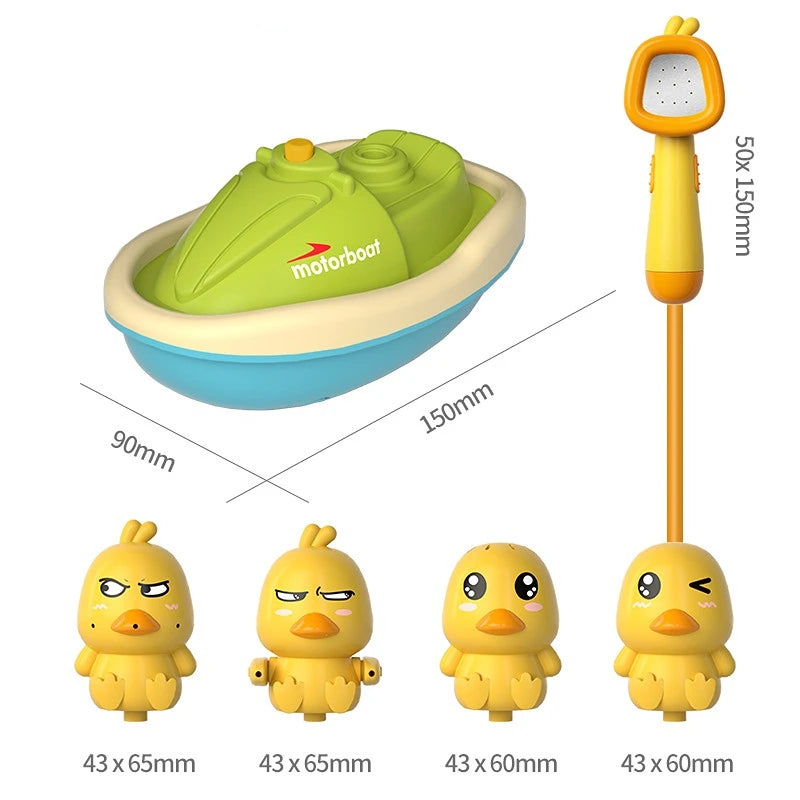 Cute Duck Electric Water Spray Bath Toy
