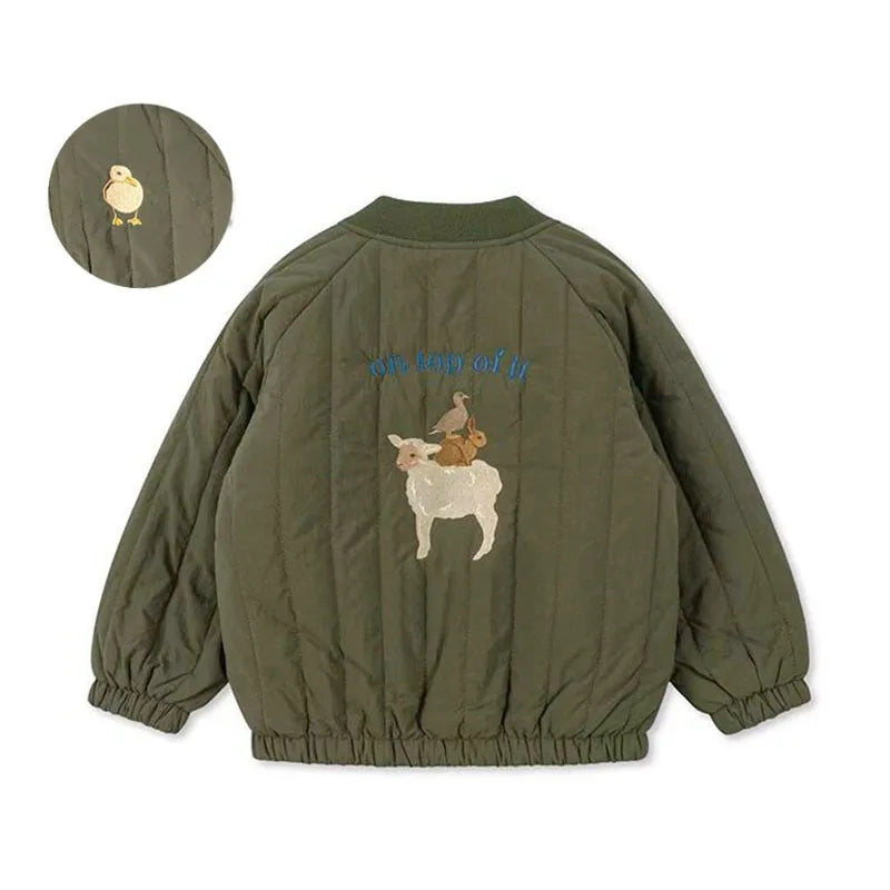 Fleece Cotton Kids Winter Jacket