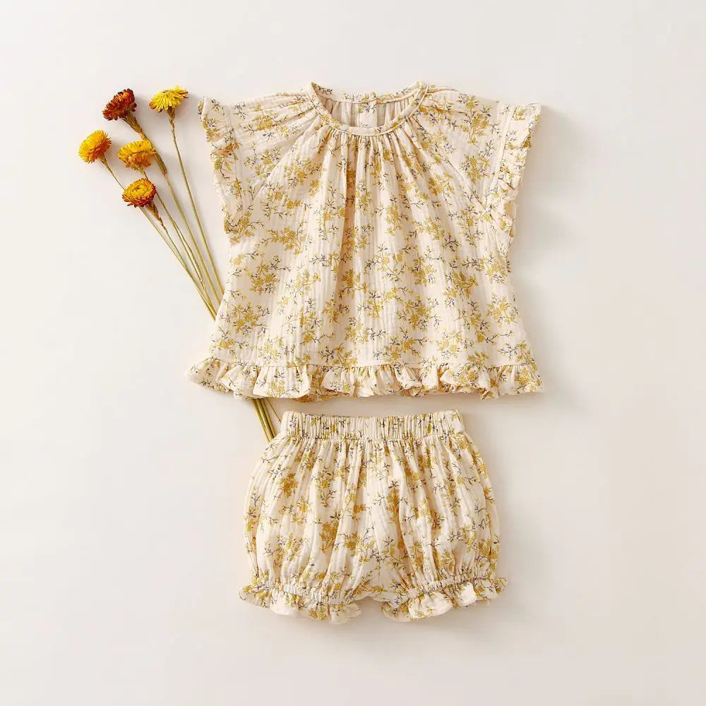 Organic Cotton Baby Girl Set