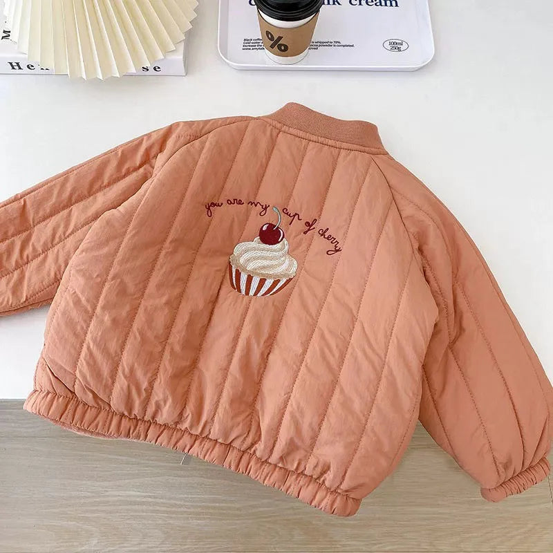 Fleece Cotton Kids Winter Jacket