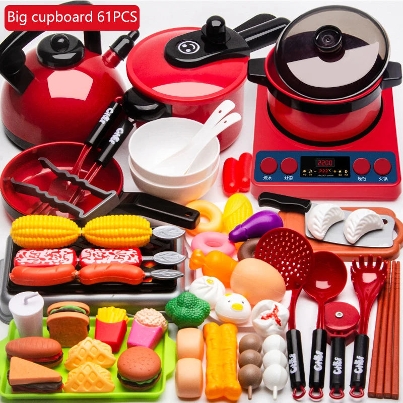 Kids Kitchen Cooking Play Set