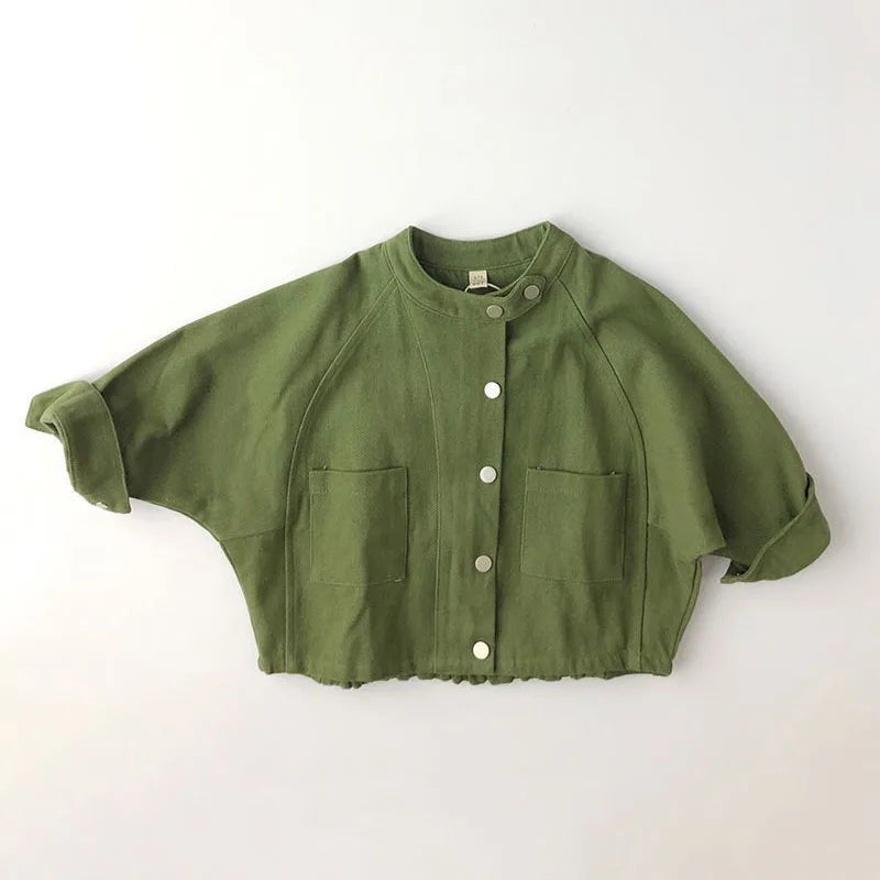 Solid Color Kids Jacket