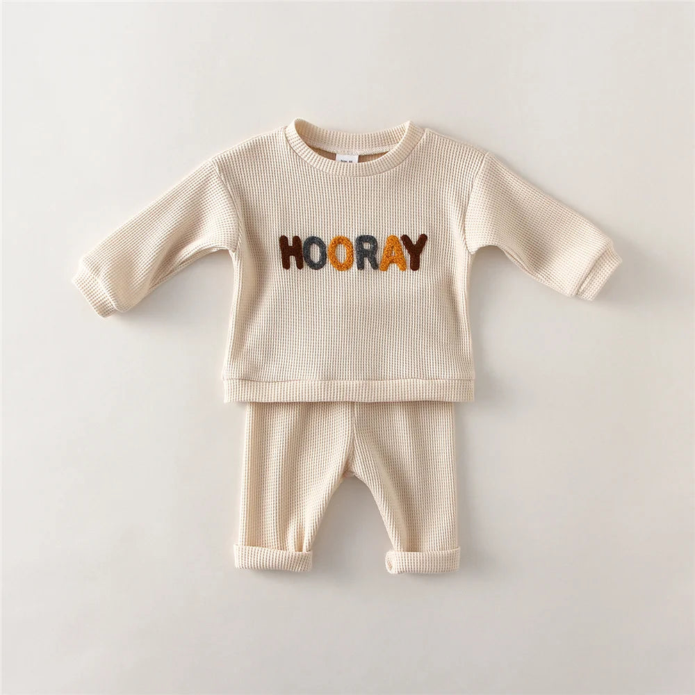 Cotton Baby Sweater & Pants Set
