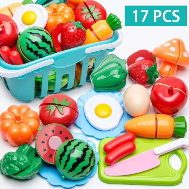 Plastic Kitchen Food Play Set for Kids