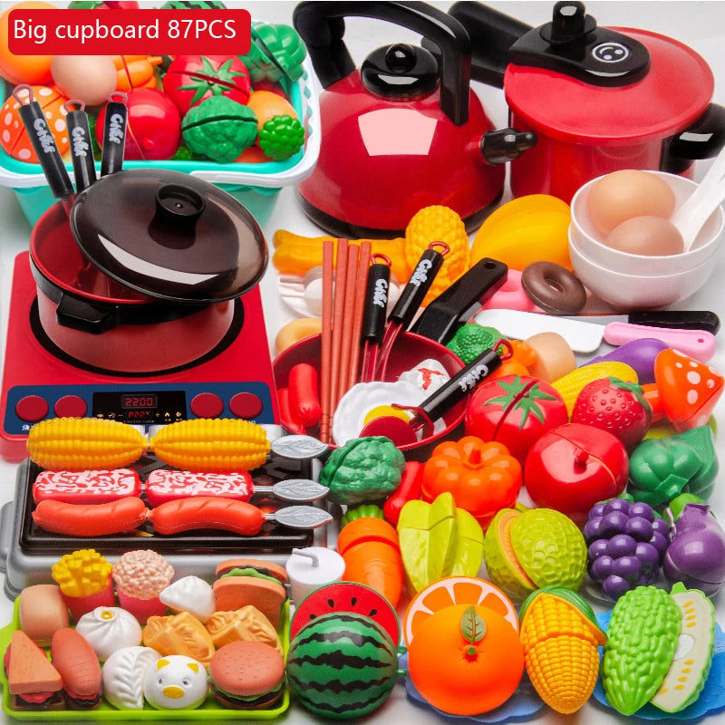 Kids Kitchen Cooking Play Set