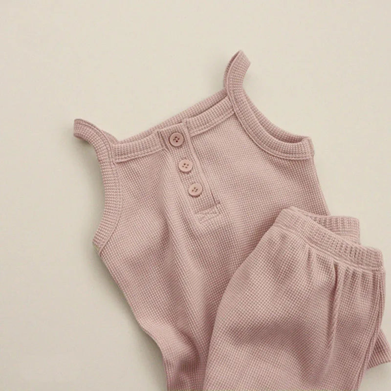 Summer Cotton Baby Outfit Set