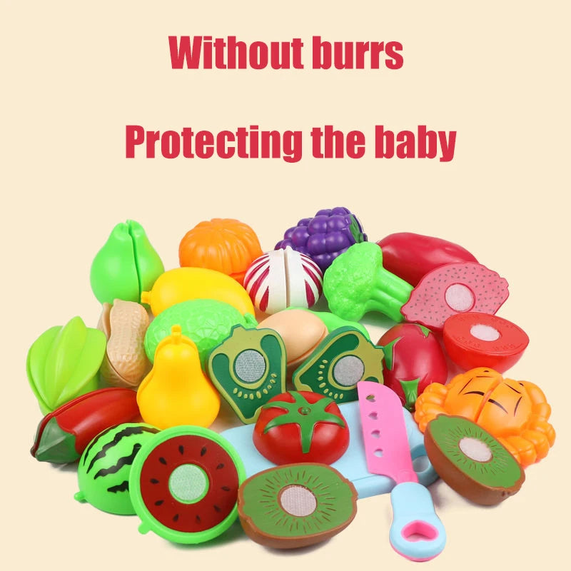 Plastic Kitchen Food Play Set for Kids
