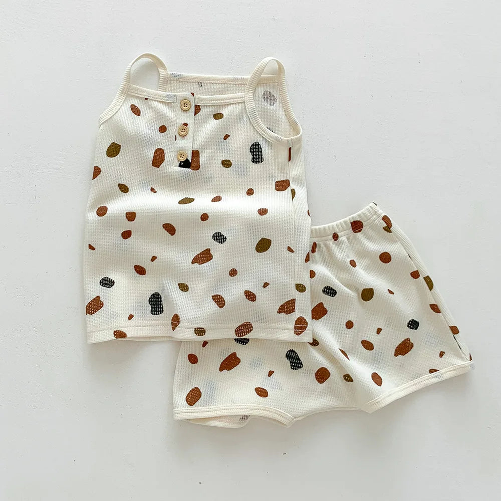 Summer Cotton Baby Outfit Set