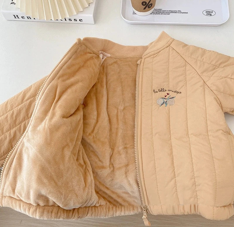 Fleece Cotton Kids Winter Jacket