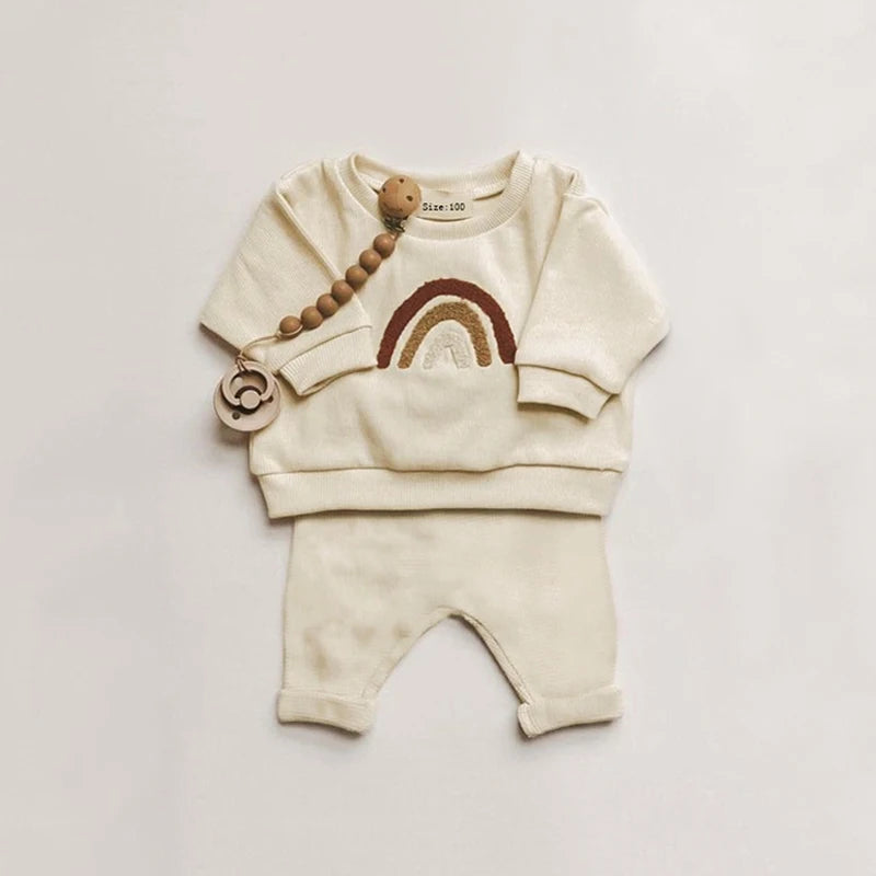 Cotton Baby Sweater & Pants Set