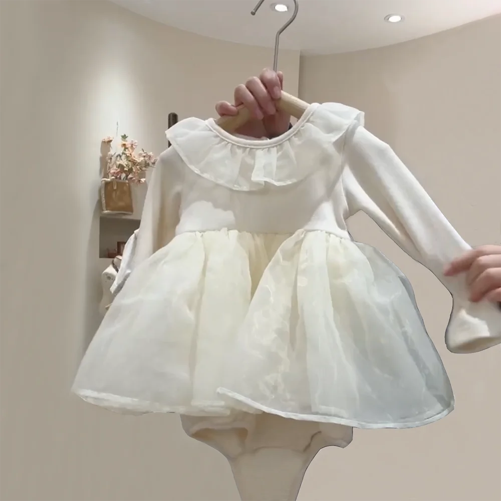 Long Sleeve Princess Baby Dress