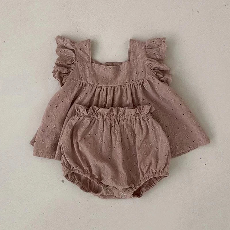 Baby Girl Summer Outfit Set