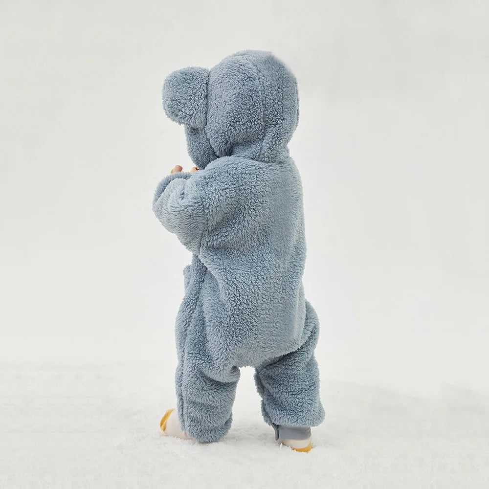 Fleece Animal Baby Romper