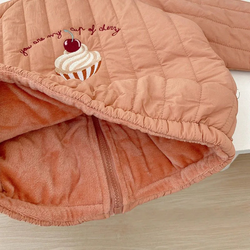 Fleece Cotton Kids Winter Jacket