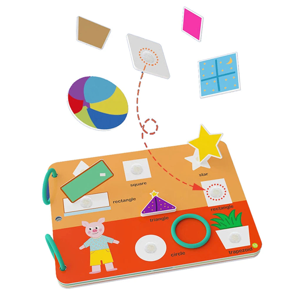 Montessori Animal & Number Puzzle Book