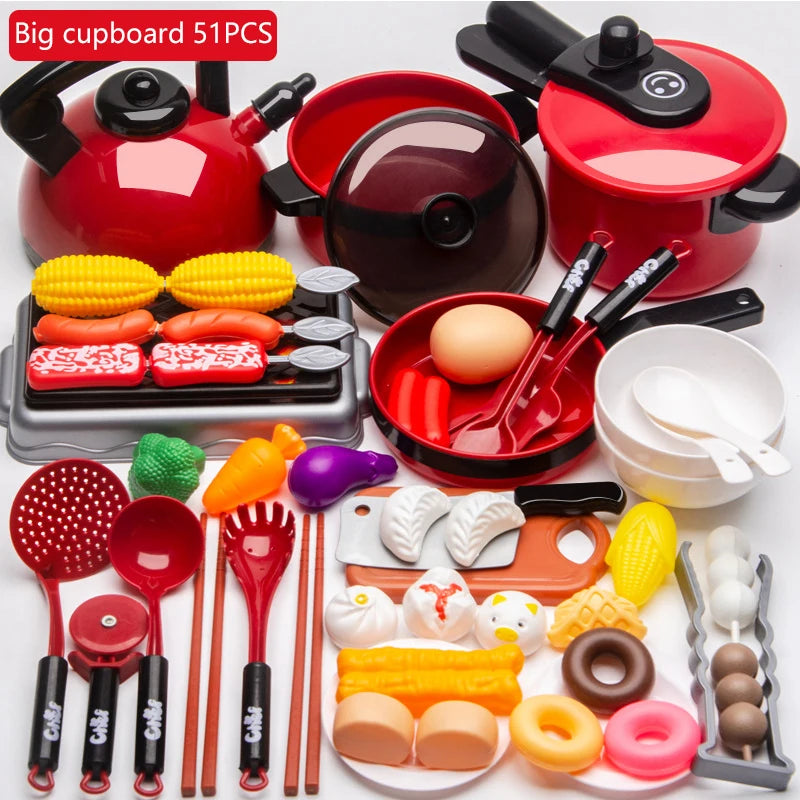 Kids Kitchen Cooking Play Set