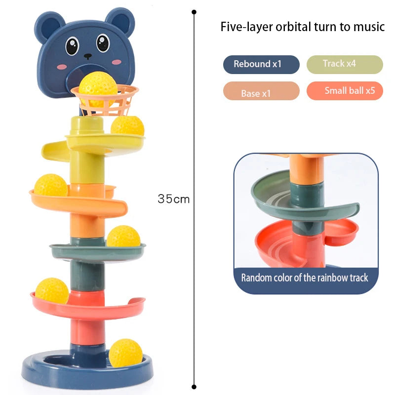 Rolling Ball Stacking Educational Toy