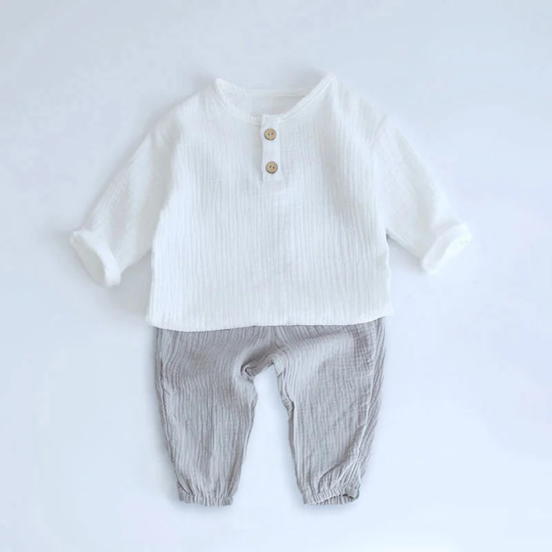 Organic Cotton Baby Boy Outfit