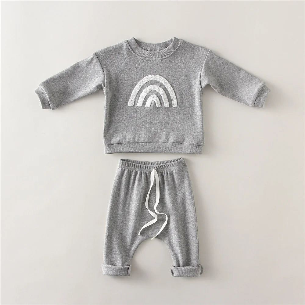 Cotton Baby Sweater & Pants Set
