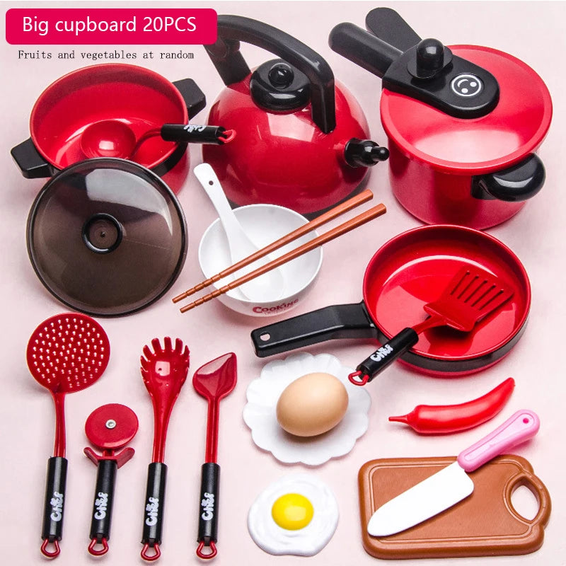 Kids Kitchen Cooking Play Set