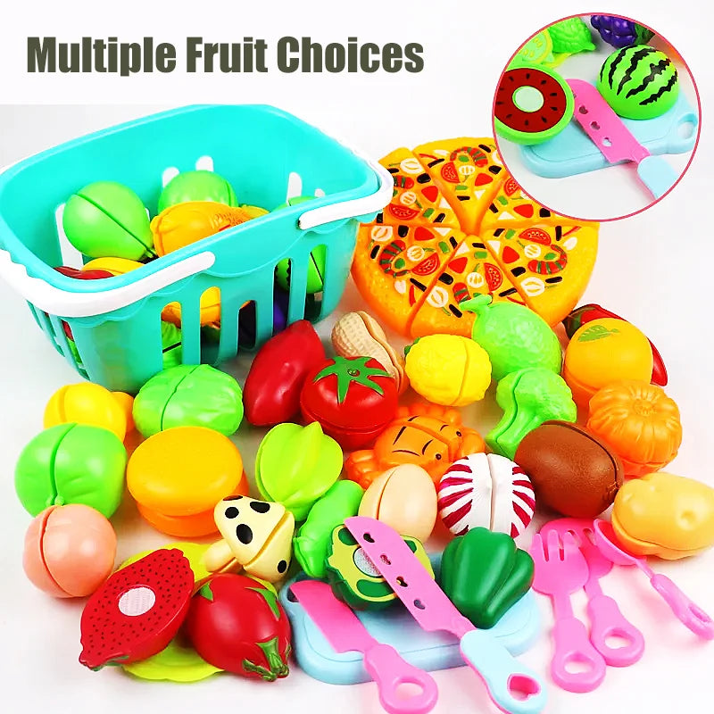 Plastic Kitchen Food Play Set for Kids