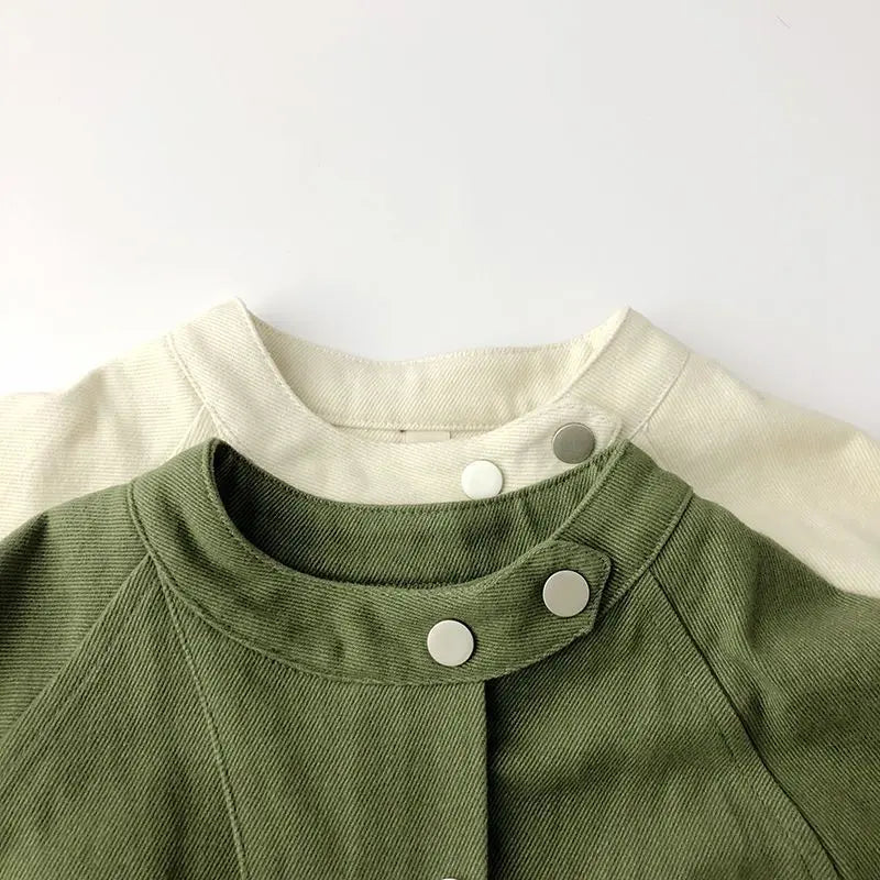 Solid Color Kids Jacket